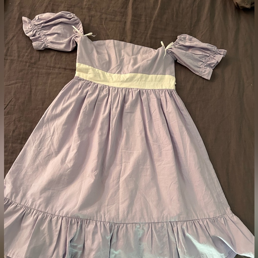 flowy off the shoulder mini dress